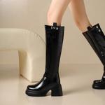 Elegant Handcrafted Leather Women's Shoes - Luxury Quality Craftsmanship(Ebaiyilinx24-59)