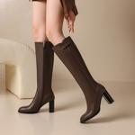 Exquisite Handcrafted Genuine Leather Women's Shoes for Luxurious Elegance(Ebaiyilinx24-38B)