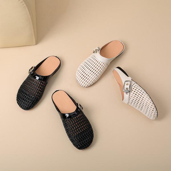 Elegantly Crafted Genuine Leather Handmade Women's Shoes(Ebaiyilinx25-31)