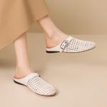 Elegantly Crafted Genuine Leather Handmade Women's Shoes(Ebaiyilinx25-31)