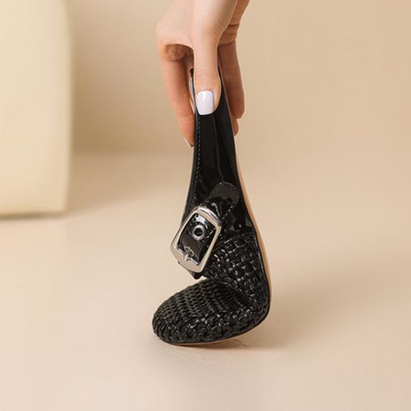 Elegantly Crafted Genuine Leather Handmade Women's Shoes(Ebaiyilinx25-31)