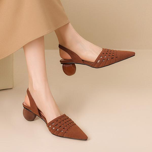 Exquisite Handcrafted Leather Women’s Shoes: A Blend of Luxury and Elegance(Ebaiyilinx25-33)