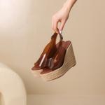 Exquisite Handmade Leather Shoes for Elegant Women(Ebaiyilinx25-43A)