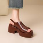 Handcrafted High-End Leather Women's Shoes with Luxurious Elegance(Ebaiyilinx25-48)