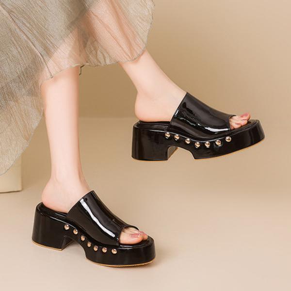 Handcrafted Leather Women's Shoes: Elegance in Quality(Ebaiyilinx25-57)