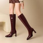 Luxury Handmade Genuine Leather Women's Shoes - Elegant Craftsmanship(Ebaiyilinx25-67)