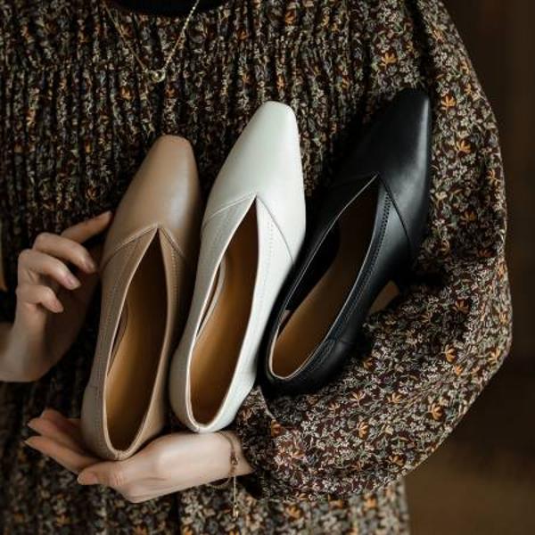 Elegant Handcrafted Luxury Leather Women's Shoes(Ebuer888b8075)