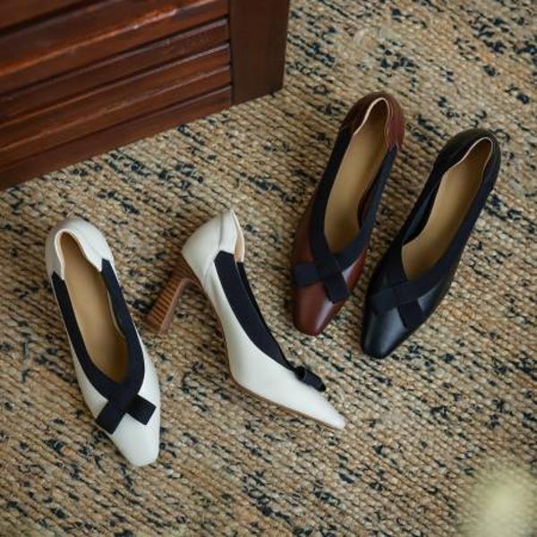 Exquisite Handmade Genuine Leather Women's Shoes: Luxury Craftsmanship and Elegance(Ebuer888b8078)