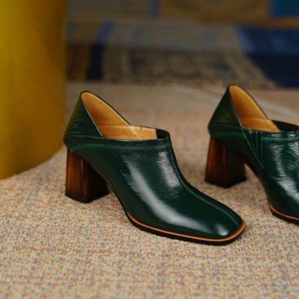 Handcrafted Luxury Leather Women's Shoes - Elegant Quality(Ebuer888b2013)