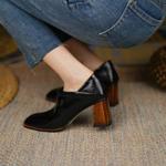 Handcrafted Luxury Leather Women's Shoes - Elegant Quality(Ebuer888b2013)