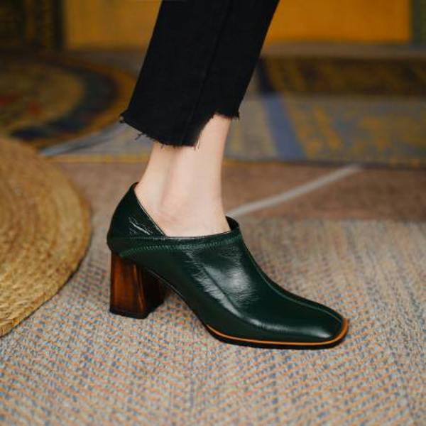 Handcrafted Luxury Leather Women's Shoes - Elegant Quality(Ebuer888b2013)