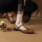 Handcrafted Genuine Leather Women's Shoes: Elegance Redefined(Ebuer888b3031)