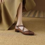 Exquisite Handmade Leather Women's Shoes, Luxurious Craftsmanship(Ebuer888b3026)