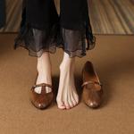 Handcrafted Genuine Leather Women's Shoes: Elegant Luxury with Exquisite Craftsmanship(Ebuer888b3035)