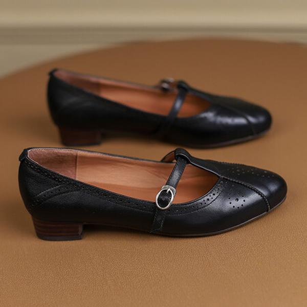 Handcrafted Genuine Leather Women's Shoes: Elegant Luxury with Exquisite Craftsmanship(Ebuer888b3035)