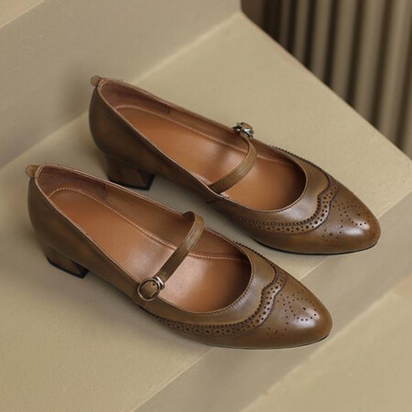 Exquisite Handmade Leather Women's Shoes: Luxury Craftsmanship & Timeless Elegance(Ebuer888b3028)