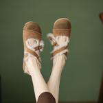 Exquisite Handmade Genuine Leather Women's Shoes: Elegant Craftsmanship(Ebuer888b3057)