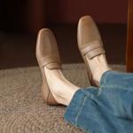 Elegant Handmade Leather Women's Shoes with Exquisite Craftsmanship(Ebuer888b3066)