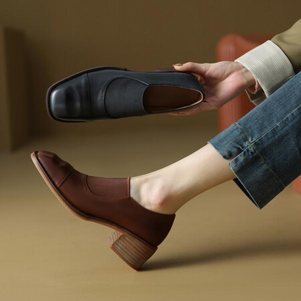 Handcrafted Luxury Leather Women's Shoes - Elegance in Every Detail(Ebuer888b3067)