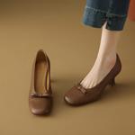 Handcrafted Leather Women's Shoes: Luxurious Elegance(Ebuer888b7025)