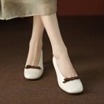 Handcrafted Leather Women's Shoes: Luxurious Elegance(Ebuer888b7025)