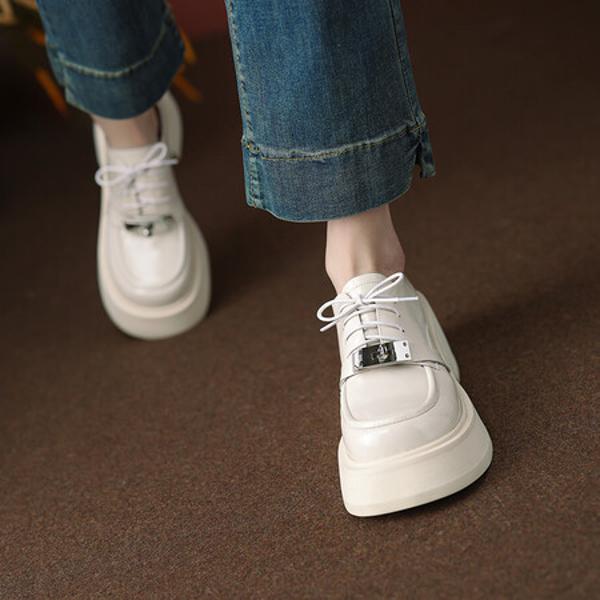 Handcrafted Luxury Leather Women's Shoes - Elegance in Every Stitch(Ebuer888b3079)