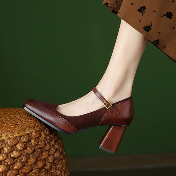 Handcrafted Luxury Leather Women's Shoes: Elegance in Every Detail(Ebuer888b7031)