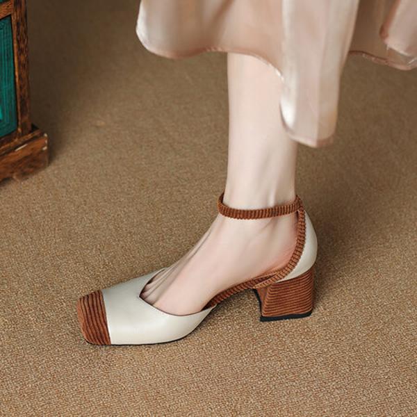 Exquisite Handmade Genuine Leather Women's Shoes: Luxury Craftsmanship, Timeless Elegance(Ebuer888b7038)