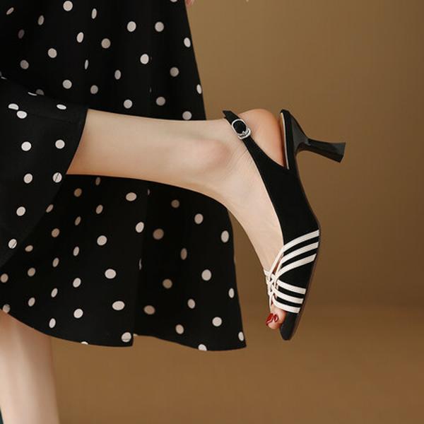 Luxury Genuine Leather Handmade Women's Shoes with Elegant Craftsmanship(Ebuer888b3098-1)