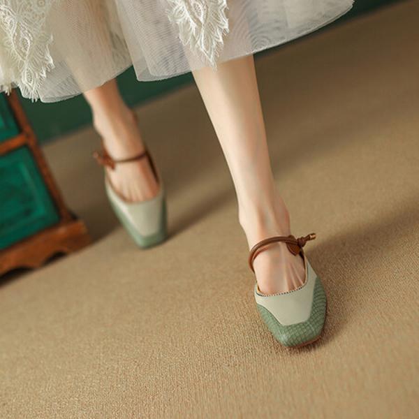 Exquisite Handcrafted Leather Women's Shoes: Elegance Redefined(Ebuer888b7064)