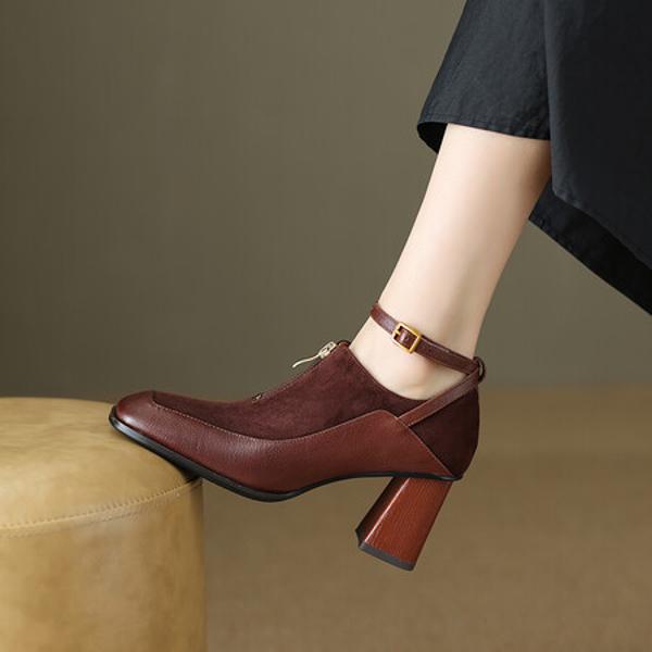 Handcrafted Leather Women's Shoes - Exquisite Craftsmanship for Timeless Elegance(Ebuer888b7074)