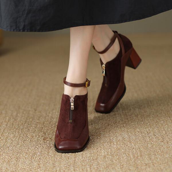 Handcrafted Leather Women's Shoes - Exquisite Craftsmanship for Timeless Elegance(Ebuer888b7074)