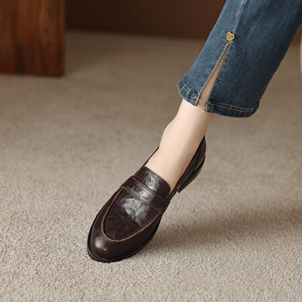 Handcrafted Leather Women's Shoes: Luxurious Elegance(Ebuer888b3108)