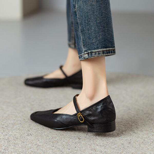 Exquisite Handcrafted Leather Women's Shoes: Luxury, Elegance, and Artistry Combined(Ebuer888b7130)