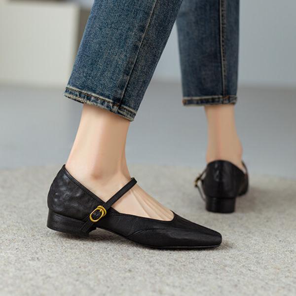 Exquisite Handcrafted Leather Women's Shoes: Luxury, Elegance, and Artistry Combined(Ebuer888b7130)