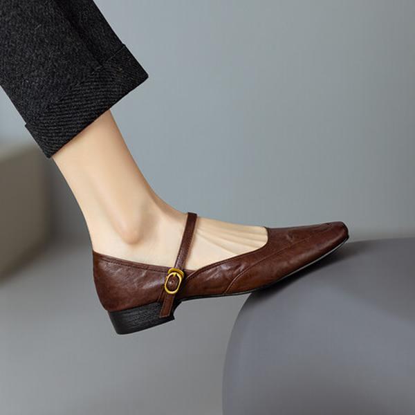 Exquisite Handcrafted Leather Women's Shoes: Luxury, Elegance, and Artistry Combined(Ebuer888b7130)