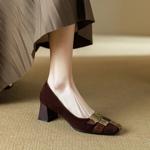 Luxurious Handcrafted Leather Women's Shoes: Elegance in Every Stitch(Ebuer888b7145)