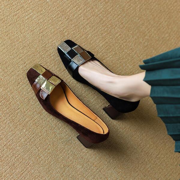 Luxurious Handcrafted Leather Women's Shoes: Elegance in Every Stitch(Ebuer888b7145)