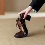 Elegant Handcrafted Genuine Leather Women's Shoes - Luxurious Quality(Ebuer888b3143)