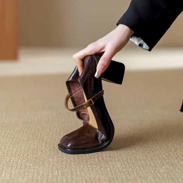 Elegant Handcrafted Genuine Leather Women's Shoes - Luxurious Quality(Ebuer888b3143)