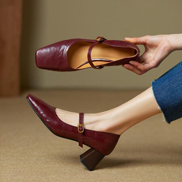 Handcrafted Luxury Leather Women’s Shoes: Elegance in Every Detail(Ebuer888b7132-2)