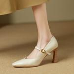 Exquisite Handcrafted Leather Shoes for Elegant Women(Ebuer888b7131-2)