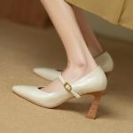 Exquisite Handcrafted Leather Shoes for Elegant Women(Ebuer888b7131-2)