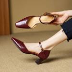 Handcrafted Leather Elegance: Luxury Women's Shoes(Ebuer888b7167)
