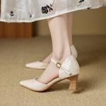 Handcrafted Leather Elegance: Luxury Women's Shoes(Ebuer888b7167)