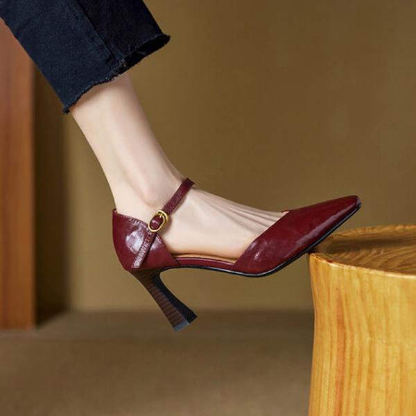 Luxury Handmade Genuine Leather Women's Shoes - Elegance Crafted(Ebuer888b7166)