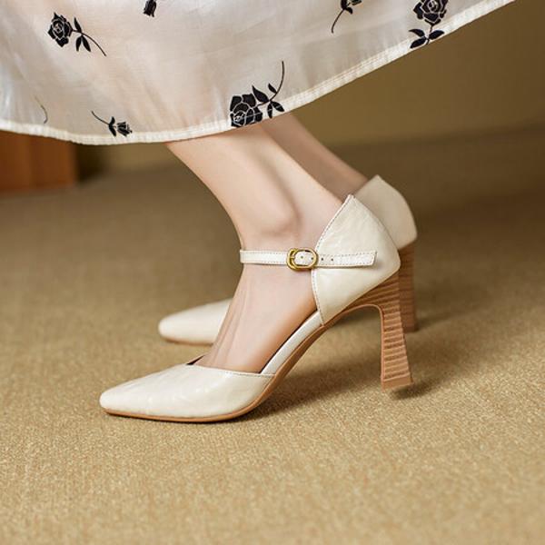 Luxury Handmade Genuine Leather Women's Shoes - Elegance Crafted(Ebuer888b7166)