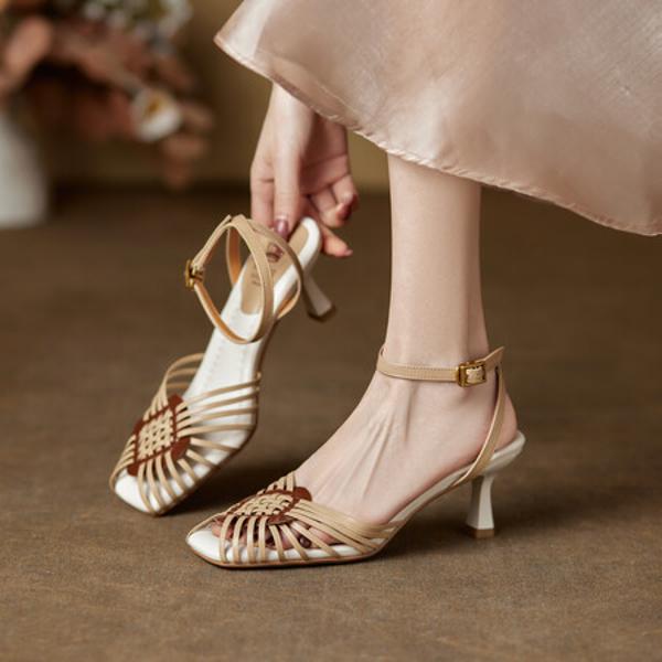 Handcrafted Genuine Leather Women's Shoes: Elegant Luxury Quality(Ebuer888b7217)