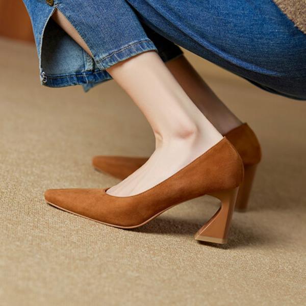 Handcrafted Genuine Leather Women's Shoes: Luxurious Elegance and Quality(Ebuer888b7218)