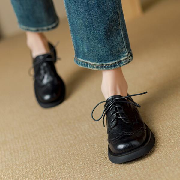 Handcrafted Genuine Leather Women's Shoes – Elegant Luxury with Exquisite Craftsmanship(Ebuer888b7225)